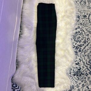 J. Crew tartan lined wool pants. Size 4